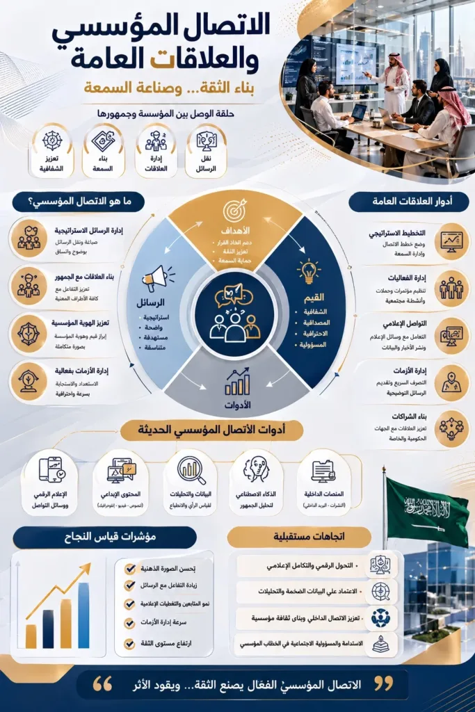 الاتصال المؤسسي والعلاقات العامة