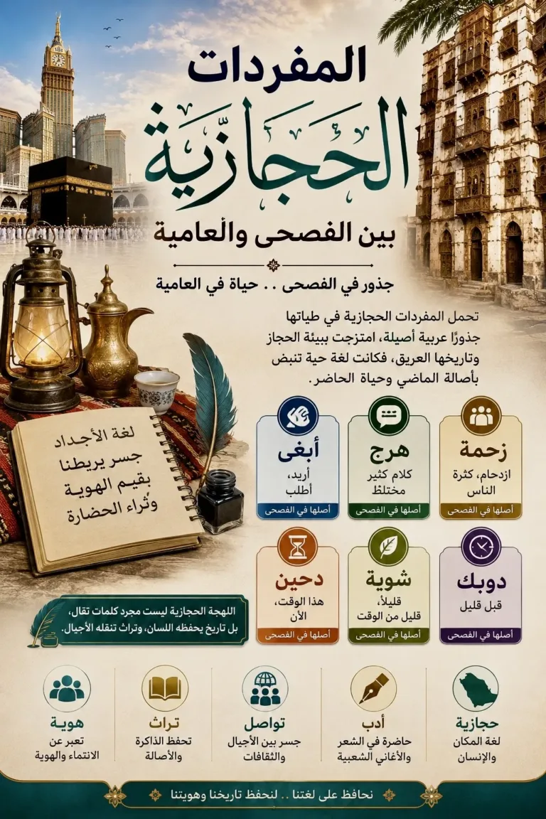 المفردات الحجازية